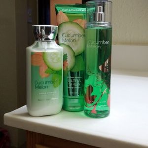 Bath & Body Works Cucumber Melon Set